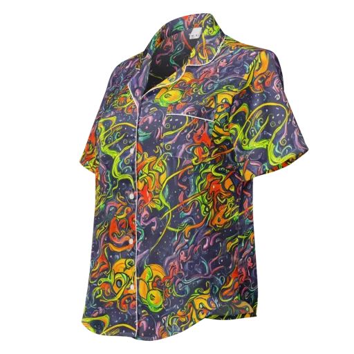 Starlit Medley on a Women's Short Sleeve Pajama Top