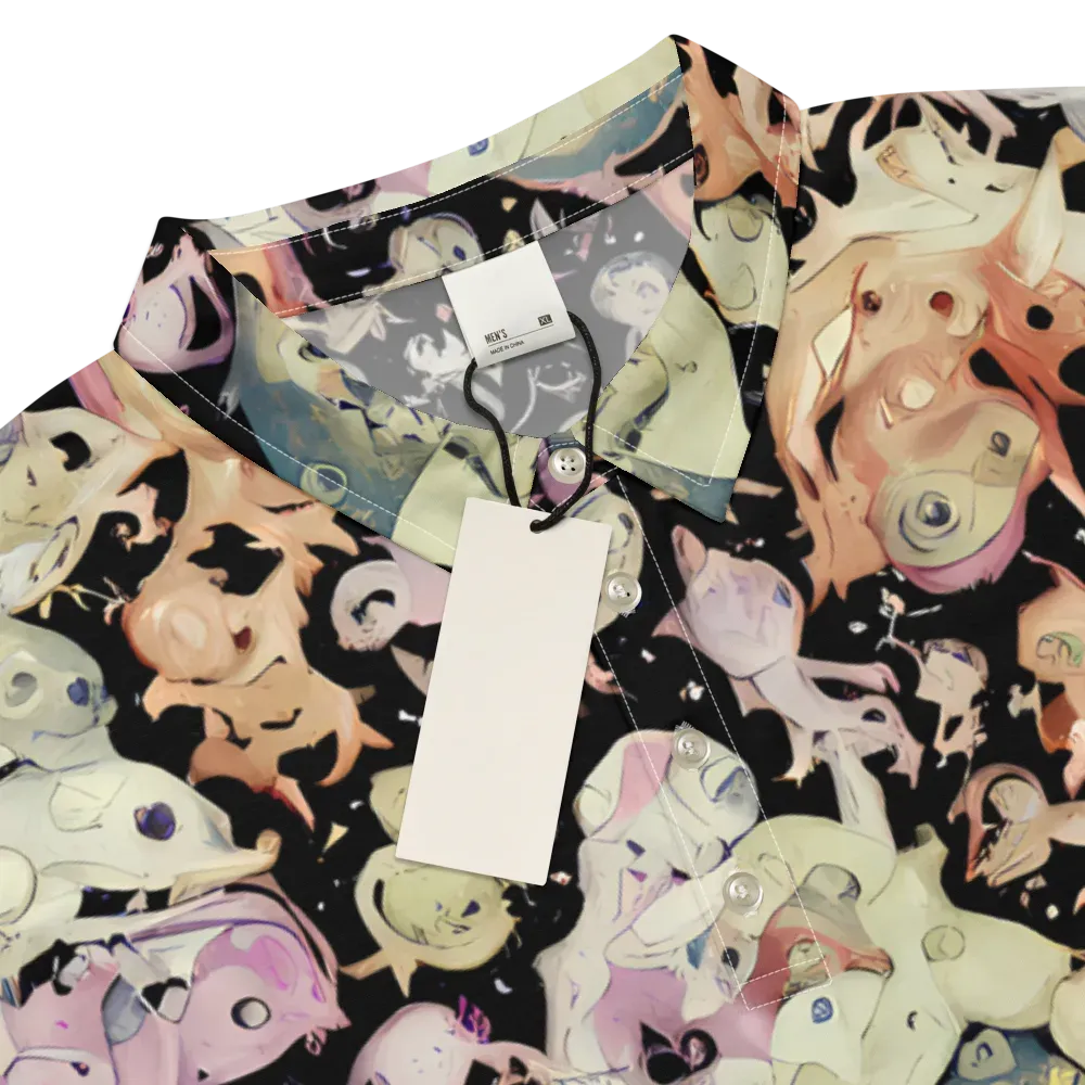 Dream Frog Parade on Men's Slim Fit Polo Shirt — Product details