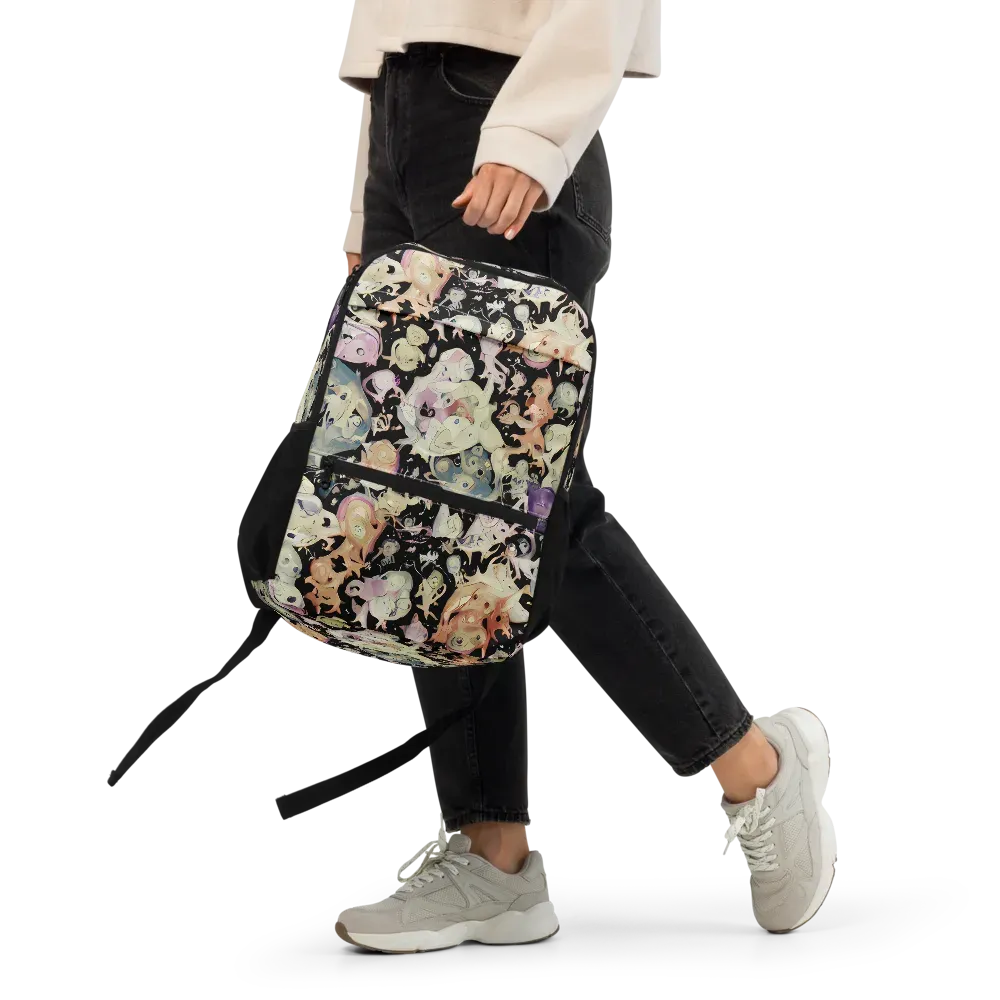 Dream Frog Parade on Utility Backpack — Front