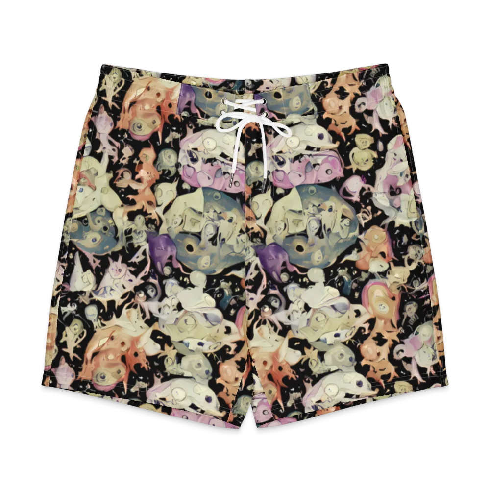 Dream Frog Parade on Men's Board Shorts — Front