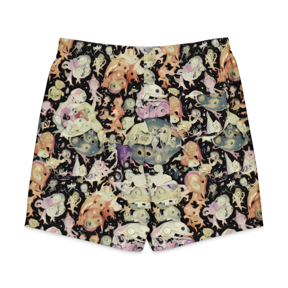 Dream Frog Parade on Men's Board Shorts — Back