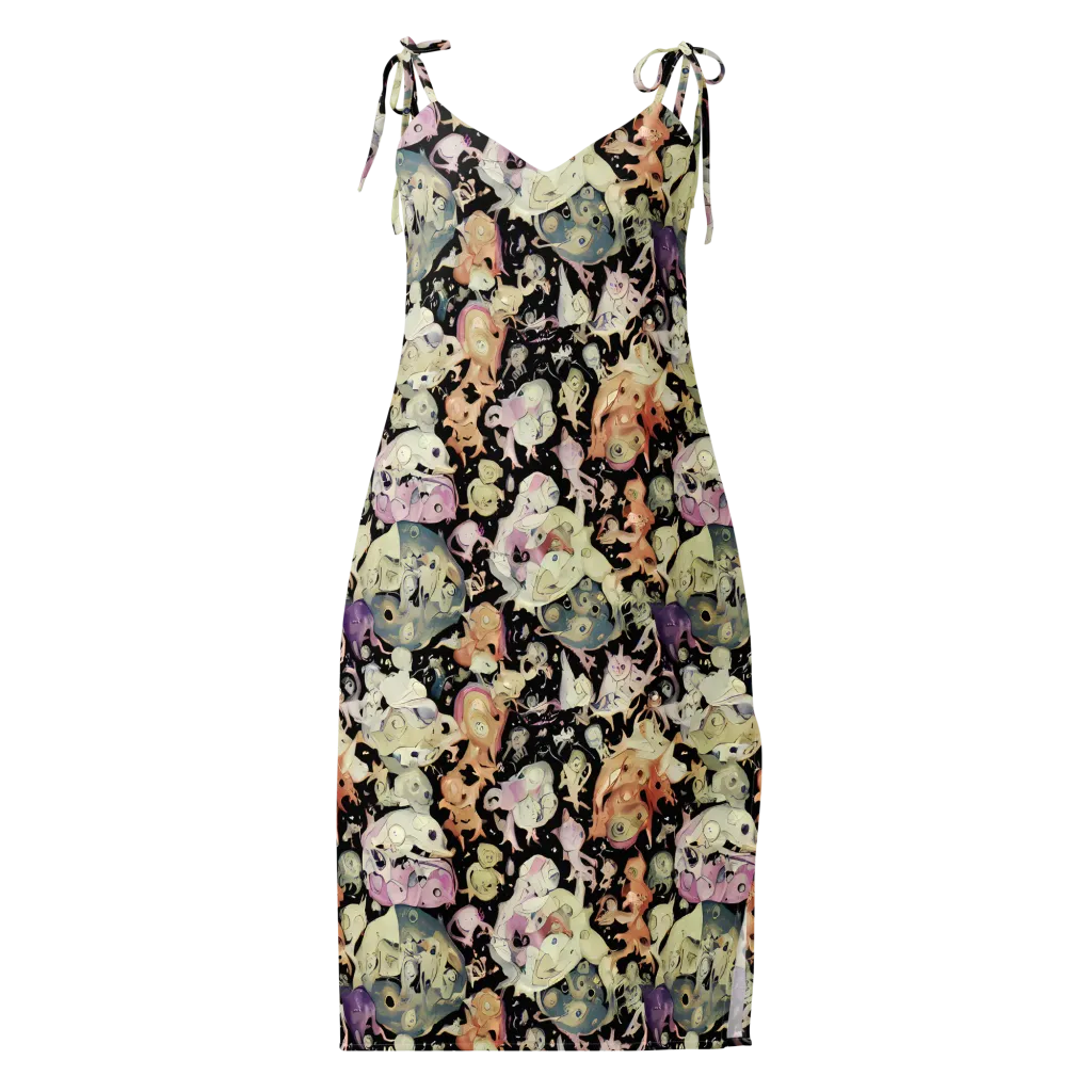 Dream Frog Parade on Slip Dress — Front