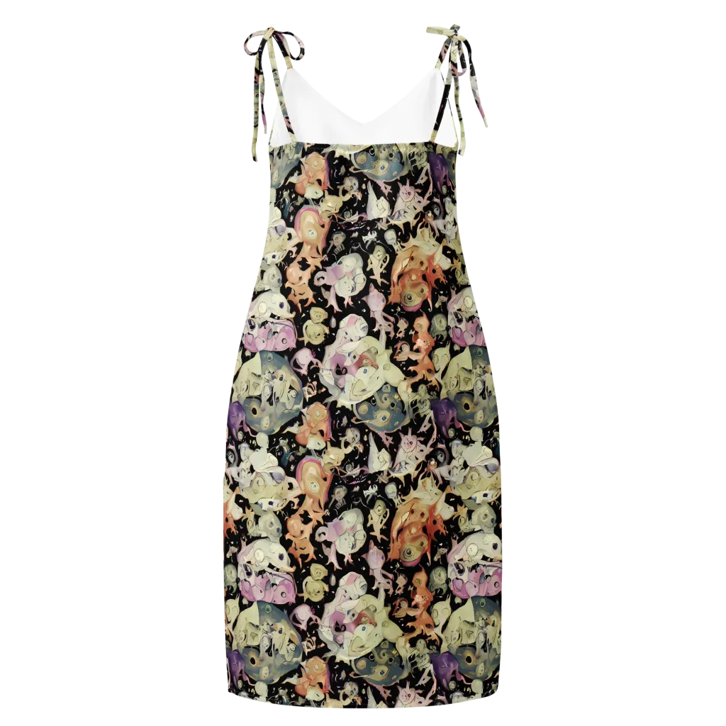 Dream Frog Parade on Slip Dress — Back