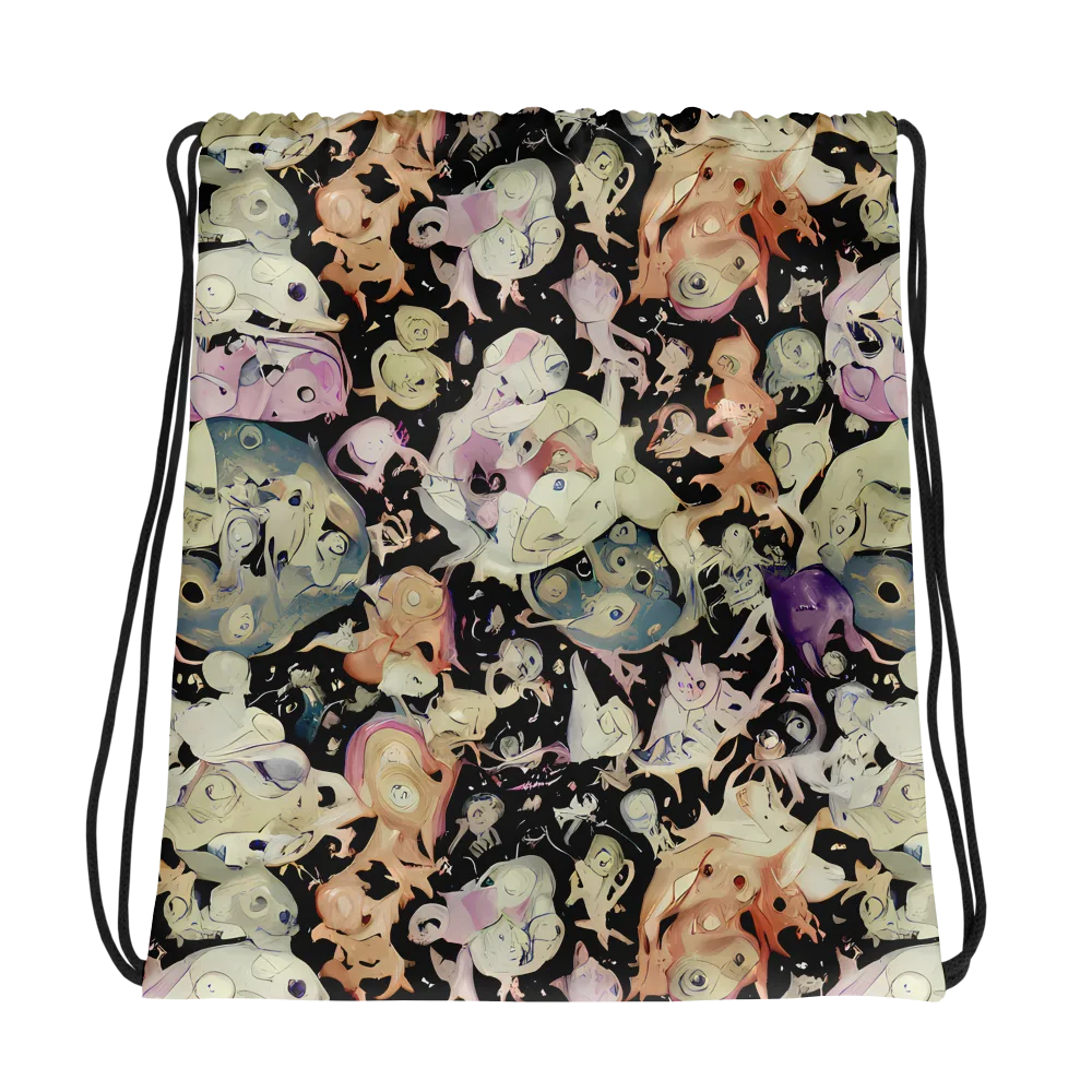 Dream Frog Parade on Drawstring Bag — Photo