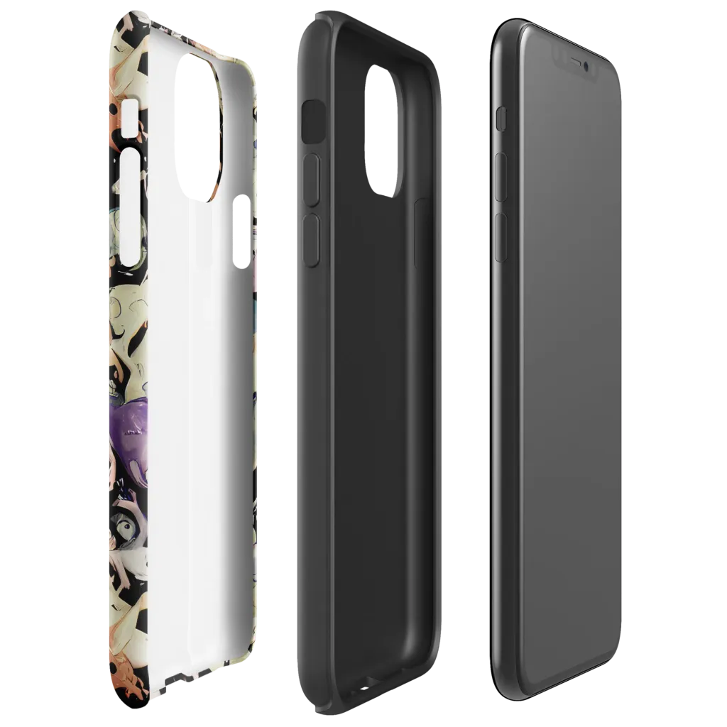 Dream Frog Parade on Tough Case for iPhone® — Right
