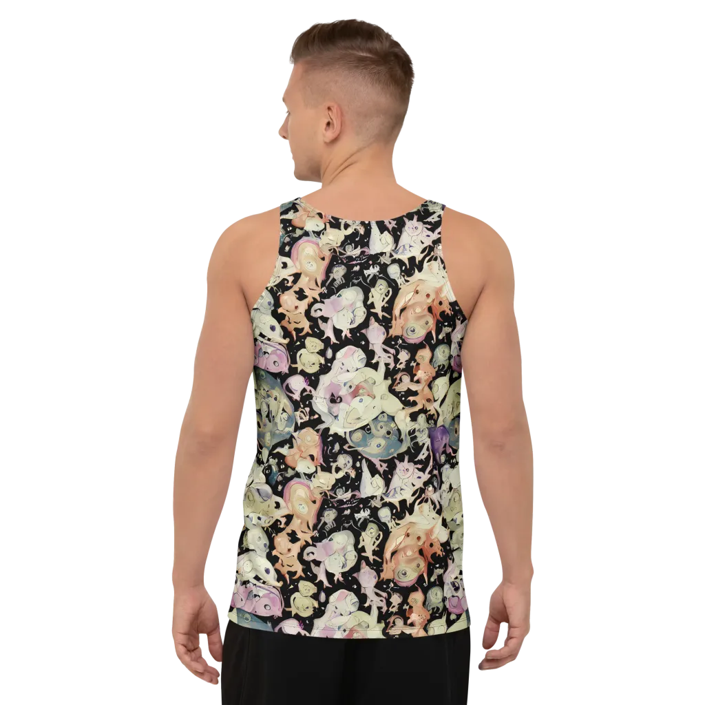 Dream Frog Parade on Men's Tank Top — Back