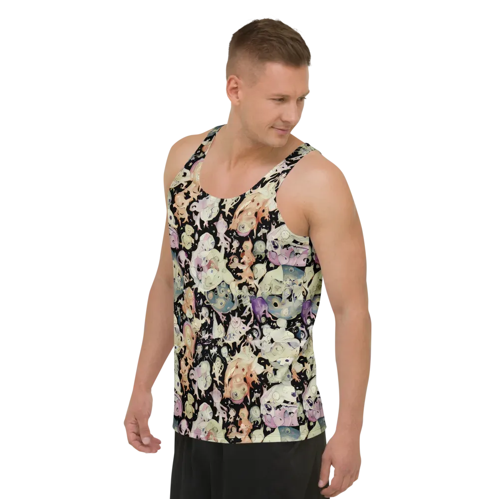 Dream Frog Parade on Men's Tank Top — Left Front