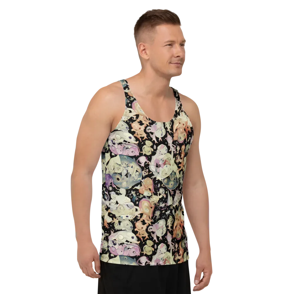 Dream Frog Parade on Men's Tank Top — Right Front