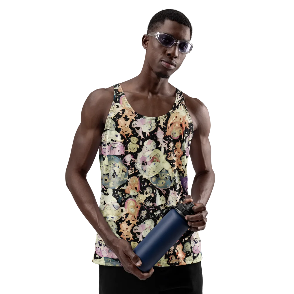 Dream Frog Parade on Men's Tank Top — Front