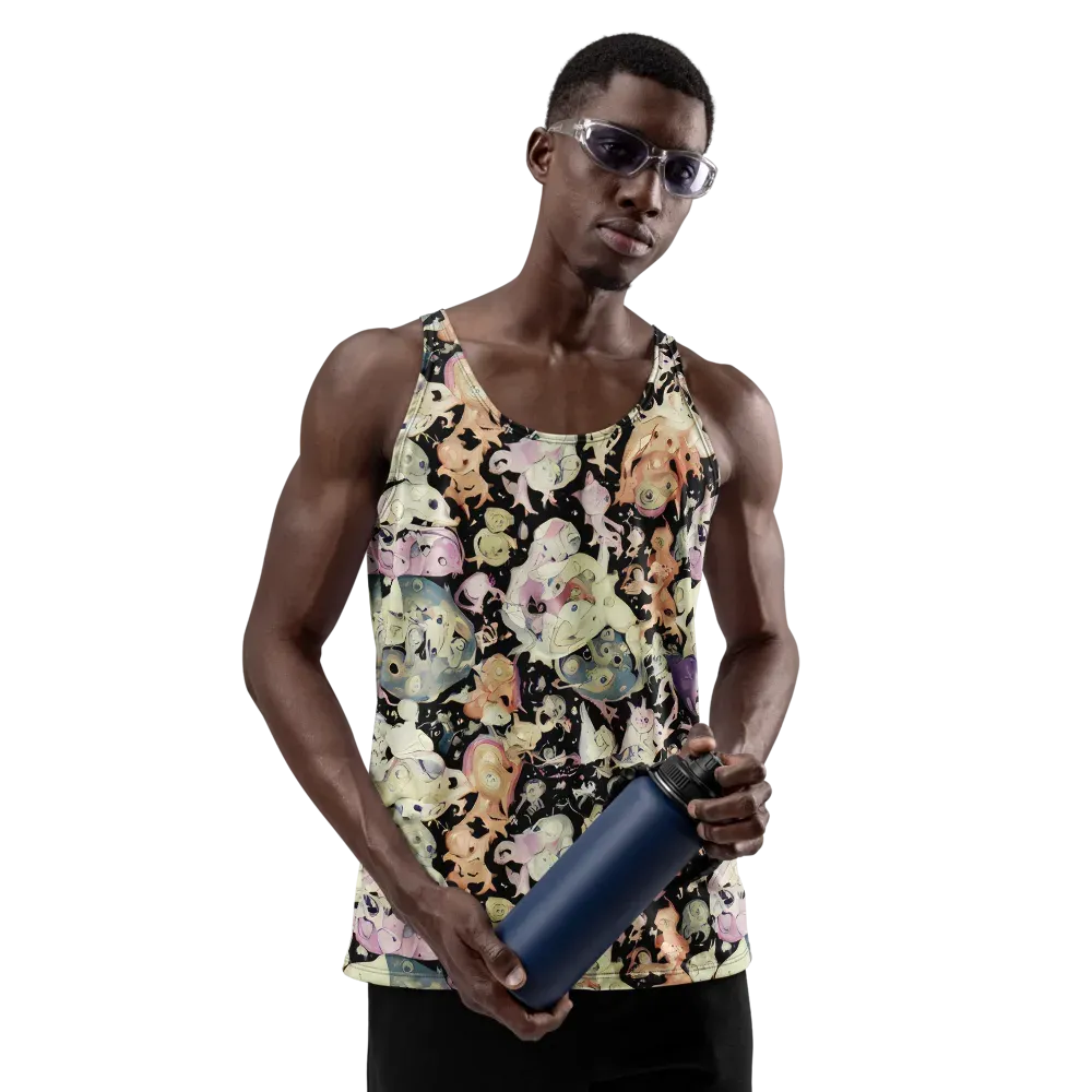 Dream Frog Parade on Men's Tank Top — Front