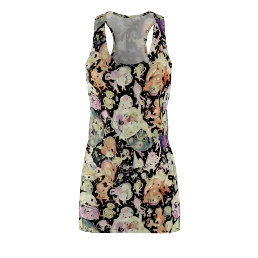 Dream Frog Parade on a Racerback Dress