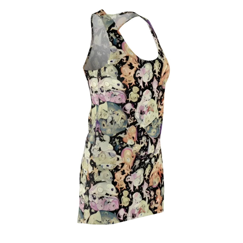 Dream Frog Parade on Racerback Dress — Front Side