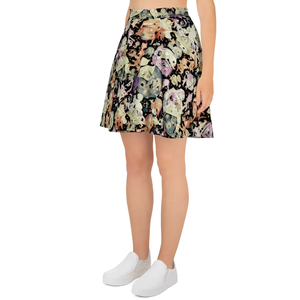 Dream Frog Parade on Skater Skirt — Left