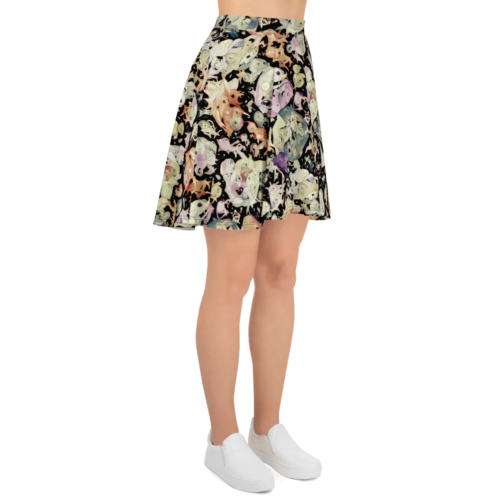 Dream Frog Parade on Skater Skirt — Right