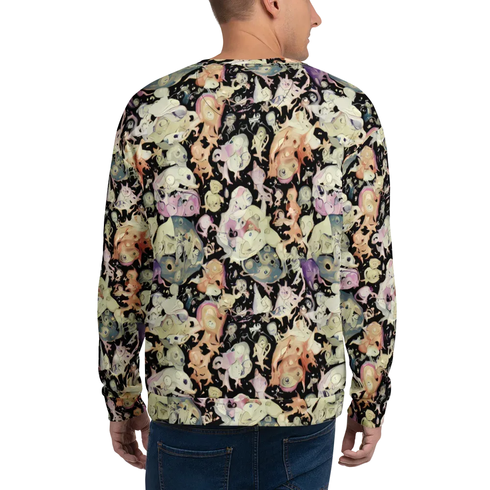 Dream Frog Parade on Sweatshirt — Back