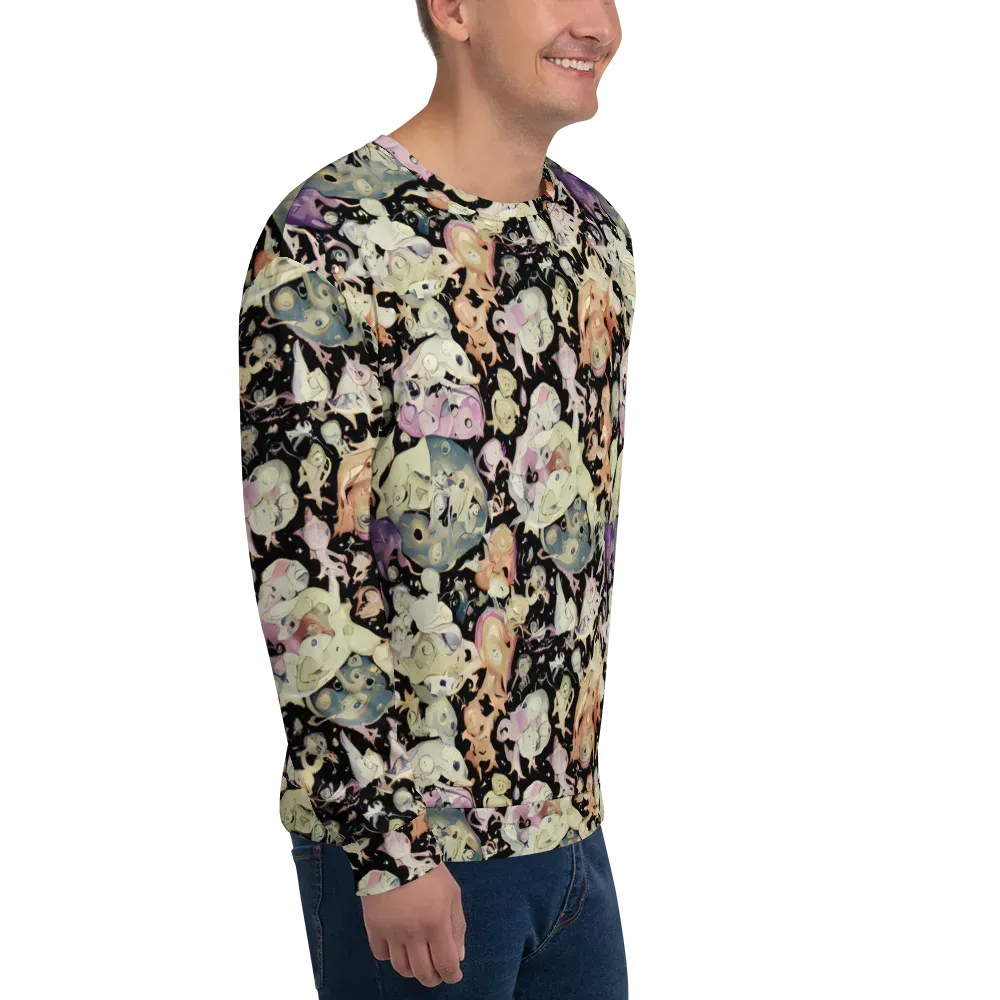 Dream Frog Parade on Sweatshirt — Right Front