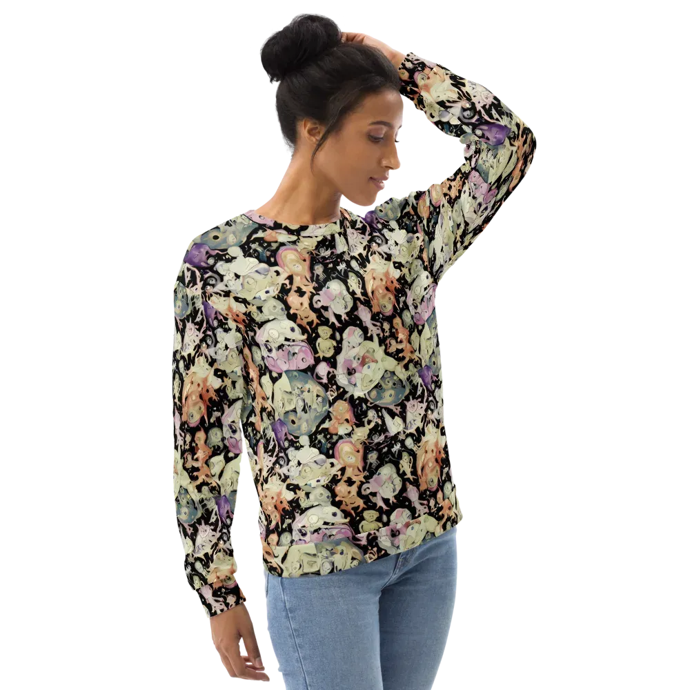 Dream Frog Parade on Sweatshirt — Right Front