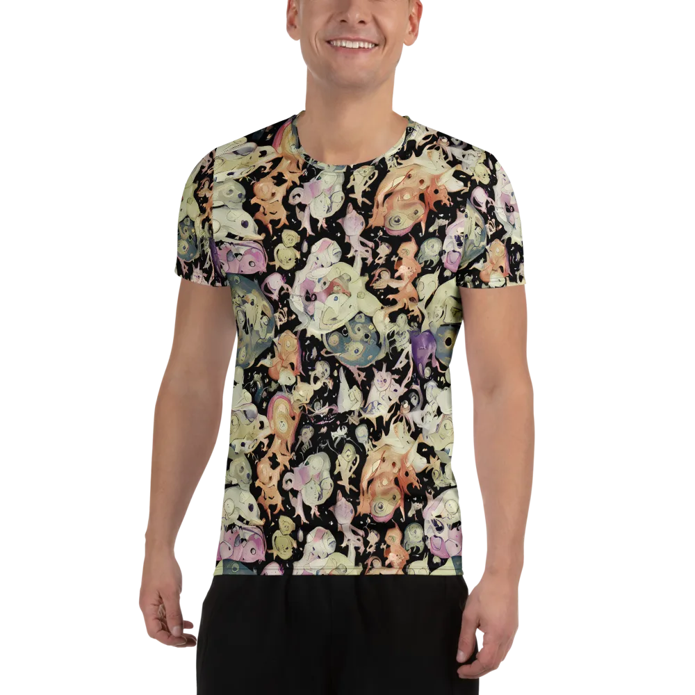 Dream Frog Parade on Men's Athletic T-Shirt — Front