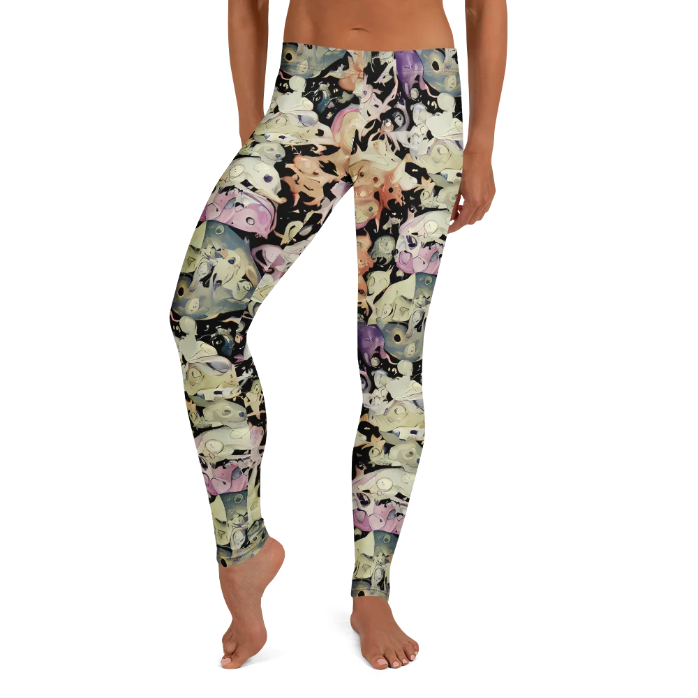 Dream Frog Parade on Leggings — Front