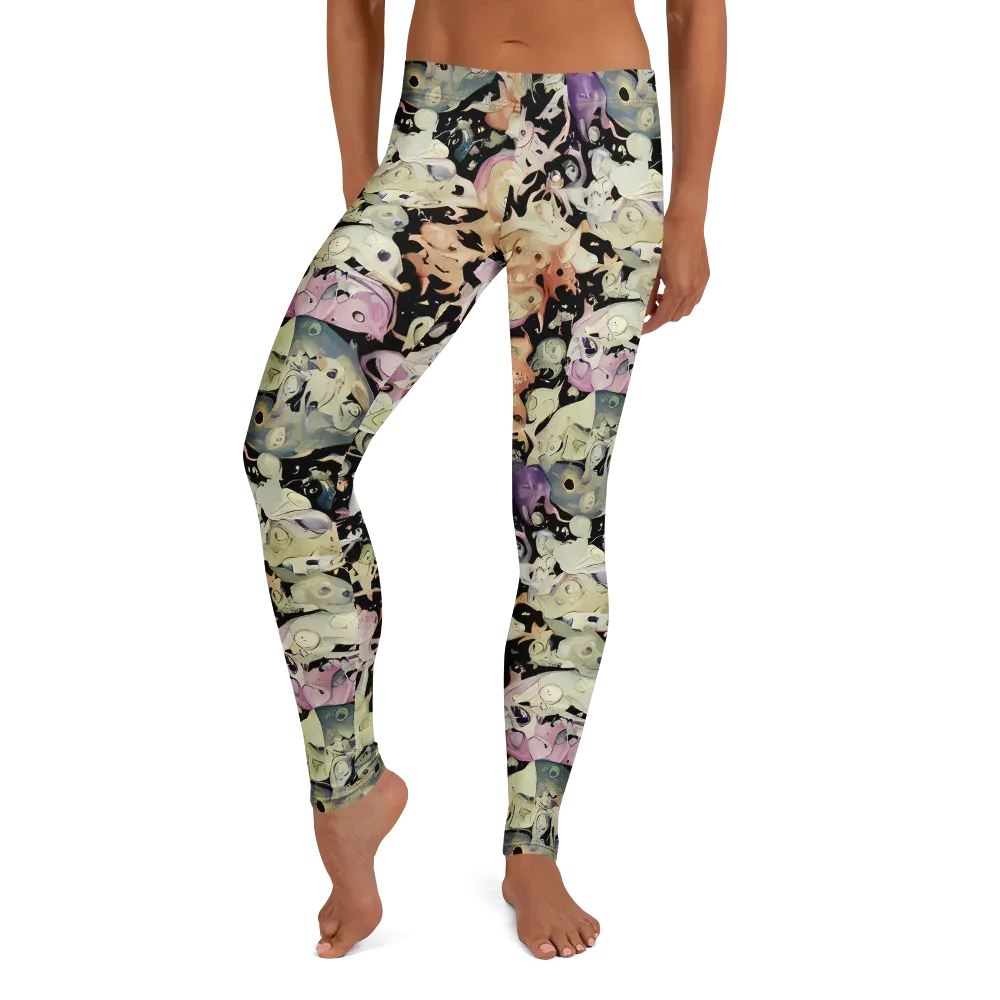 Dream Frog Parade on Leggings — Front