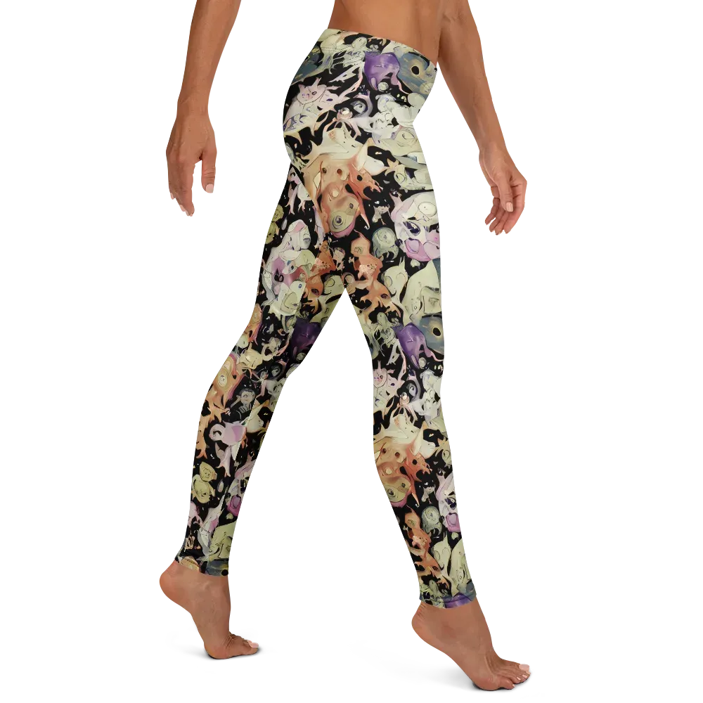 Dream Frog Parade on Leggings — Right