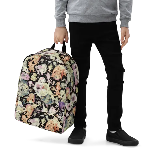 Dream Frog Parade on a Minimalist Backpack