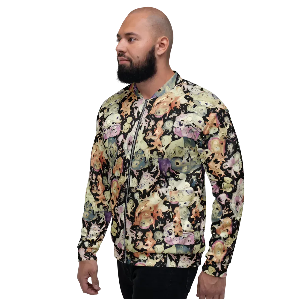 Dream Frog Parade on Bomber Jacket — Left