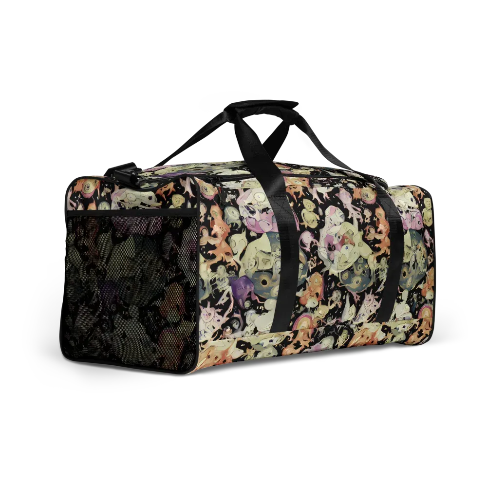 Dream Frog Parade on Duffle Bag — Right Front