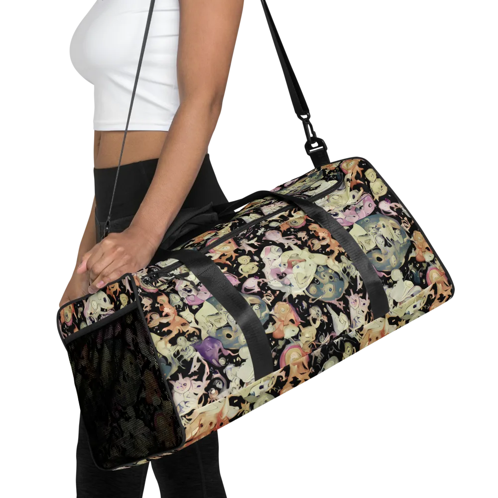 Dream Frog Parade on Duffle Bag — Front