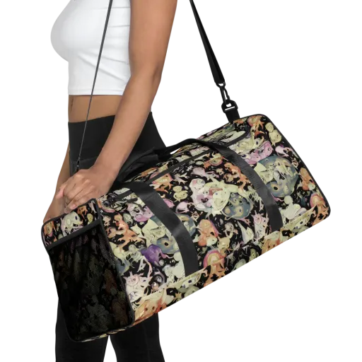 Dream Frog Parade on a Duffle Bag