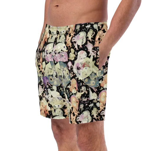 Dream Frog Parade on a Swim Trunks