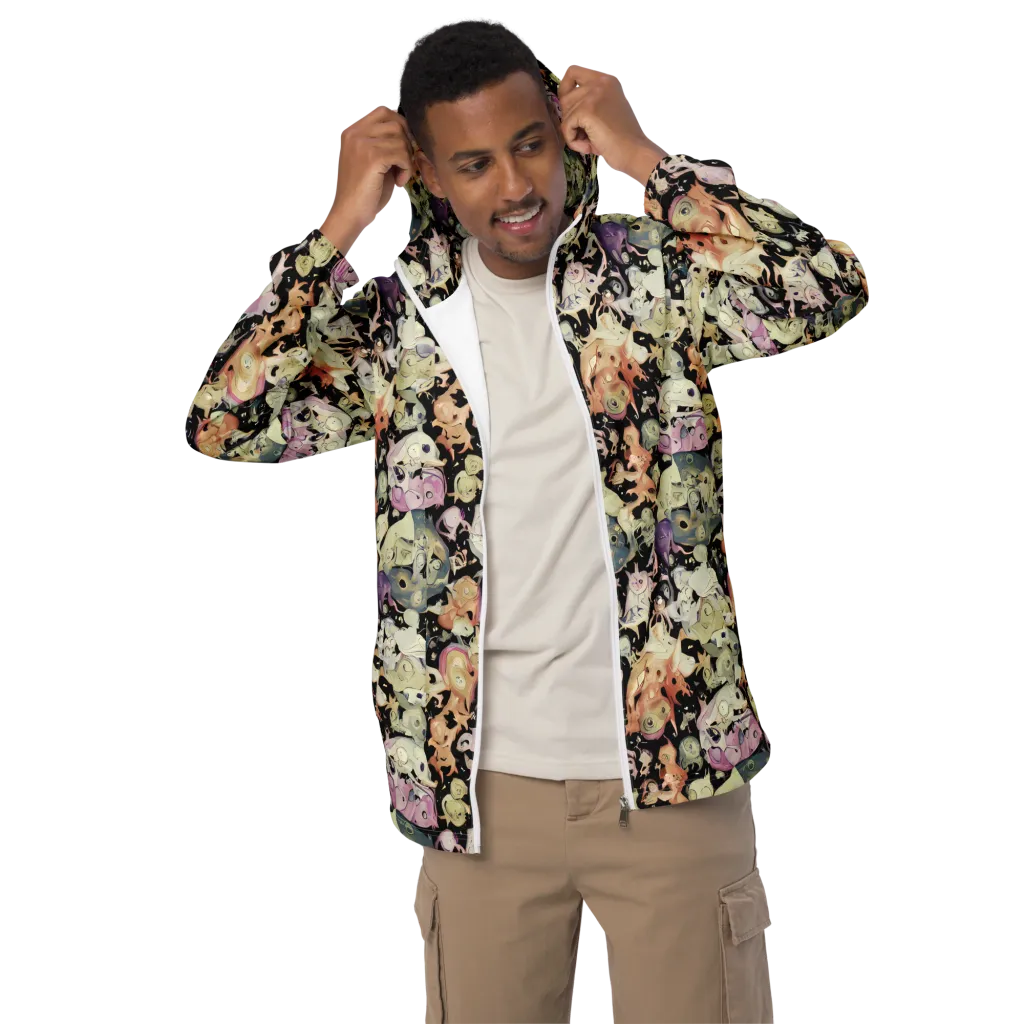 Dream Frog Parade on Men's Windbreaker — Front