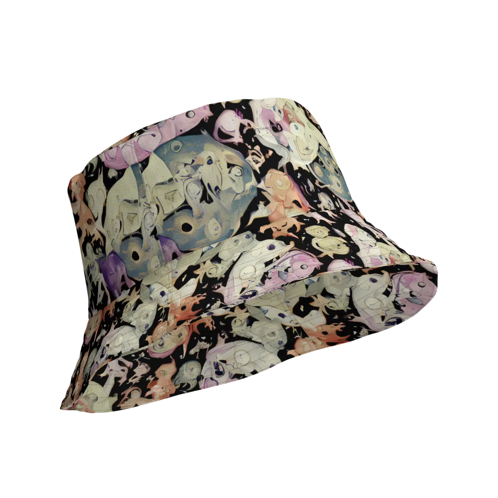Dream Frog Parade on Reversible Bucket Hat — Product details Outside