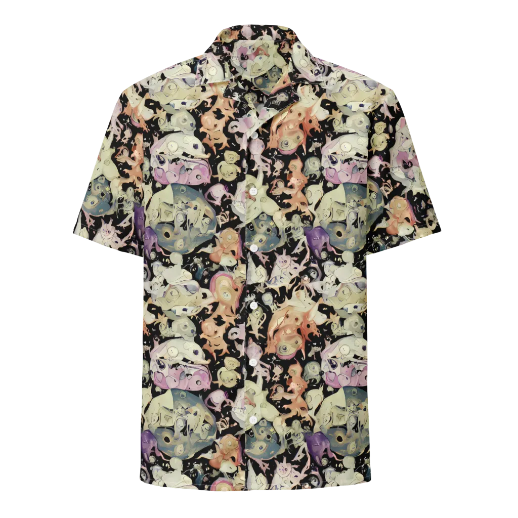 Dream Frog Parade on Button Shirt — Front