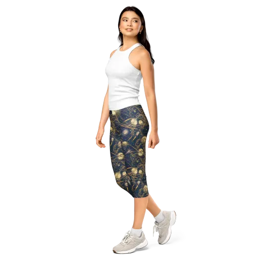 Orbital Baroque on a Capri Leggings