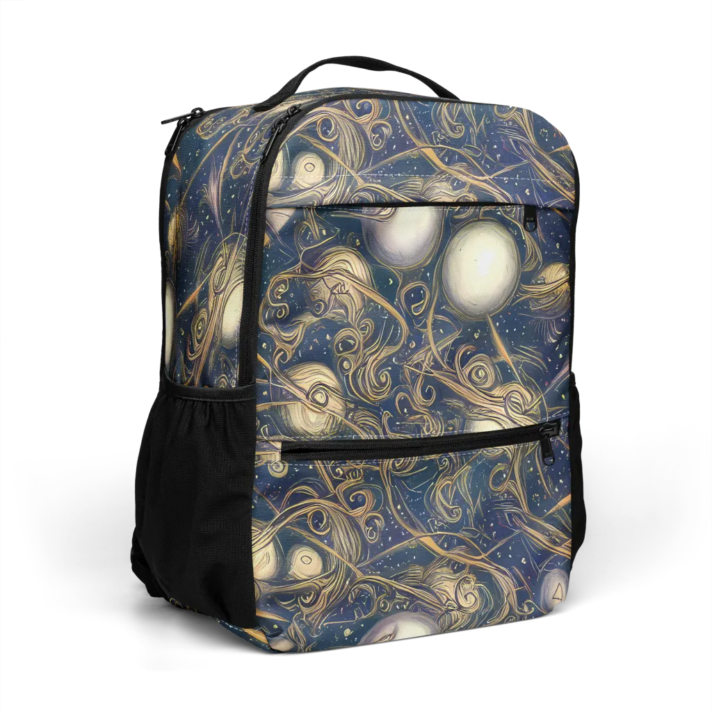 Orbital Baroque on Utility Backpack — Right Front