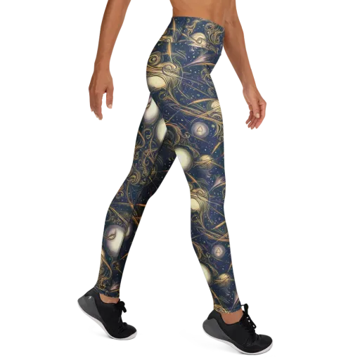 Orbital Baroque on a Yoga Leggings