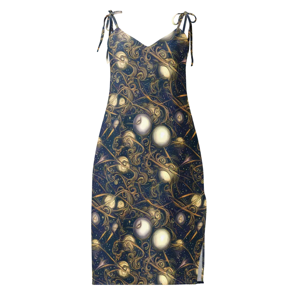 Orbital Baroque on Slip Dress — Front