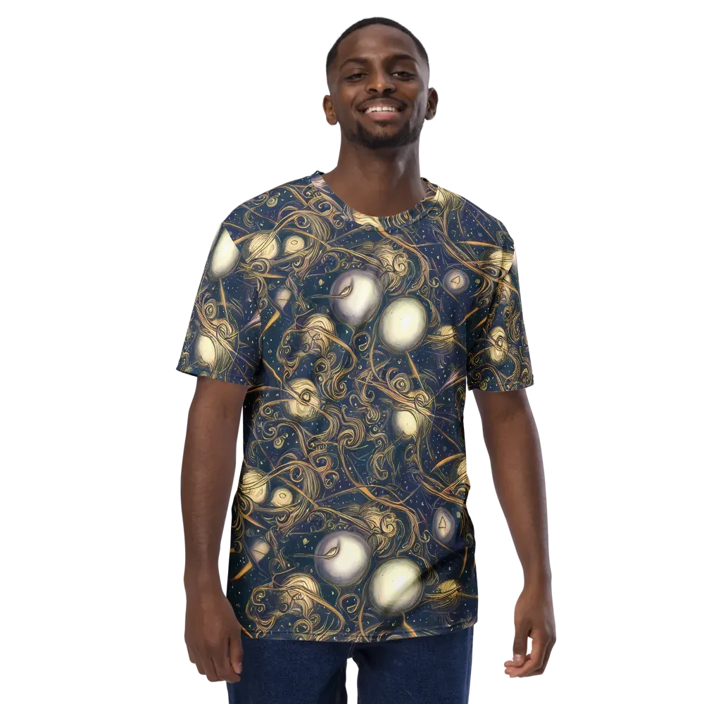 Orbital Baroque on Men's Crew Neck T-Shirt — Front