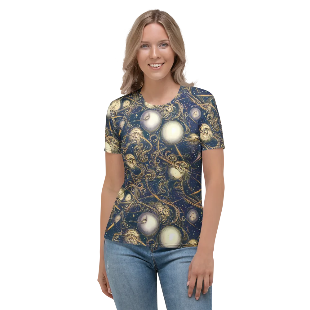 Orbital Baroque on Women's Crew Neck T-Shirt — Front