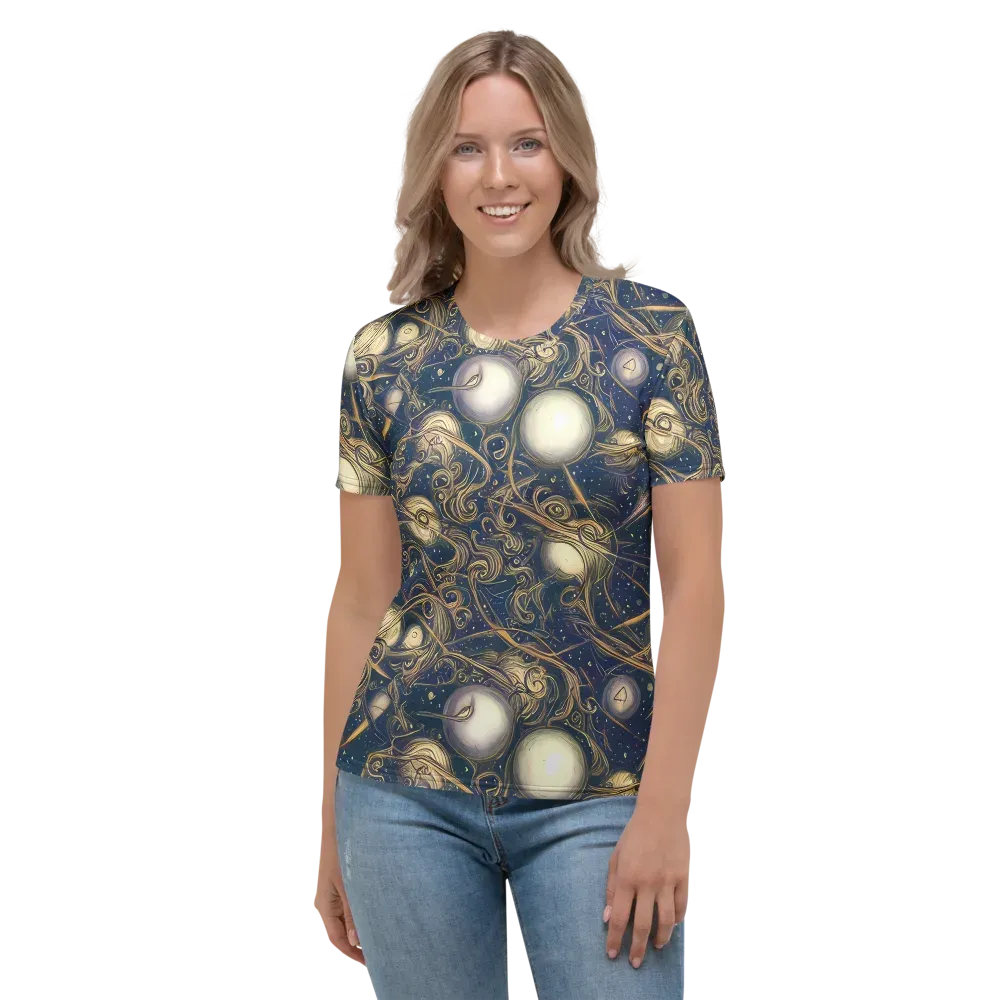 Orbital Baroque on Women's Crew Neck T-Shirt — Front
