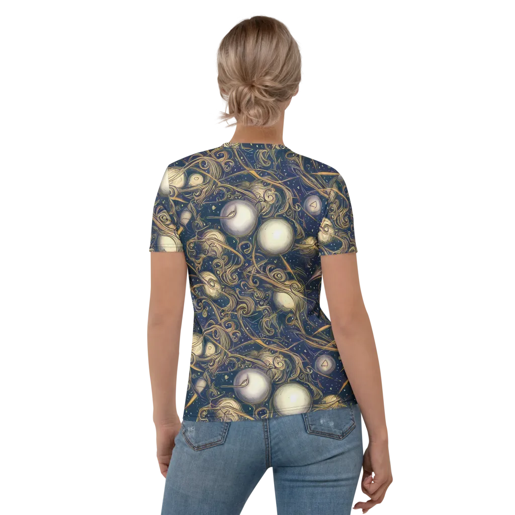 Orbital Baroque on Women's Crew Neck T-Shirt — Back