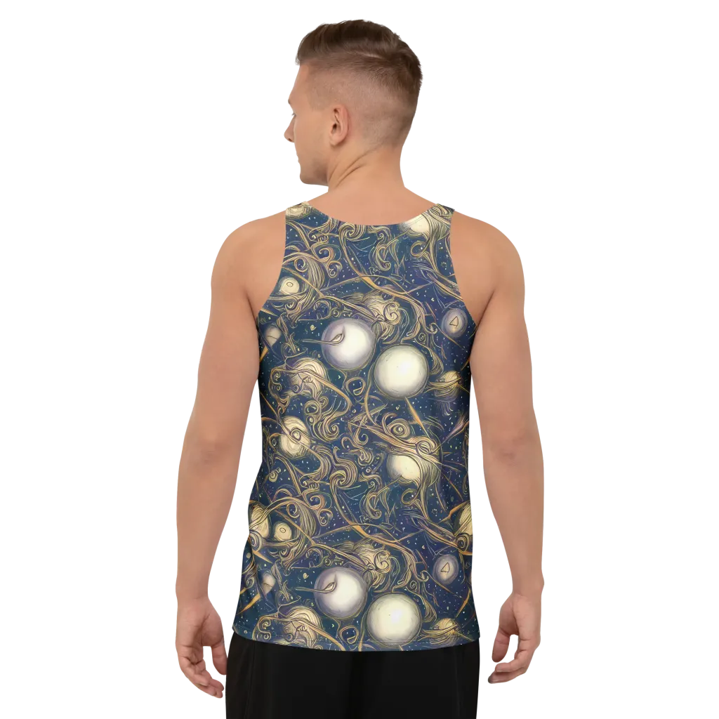 Orbital Baroque on Men's Tank Top — Back