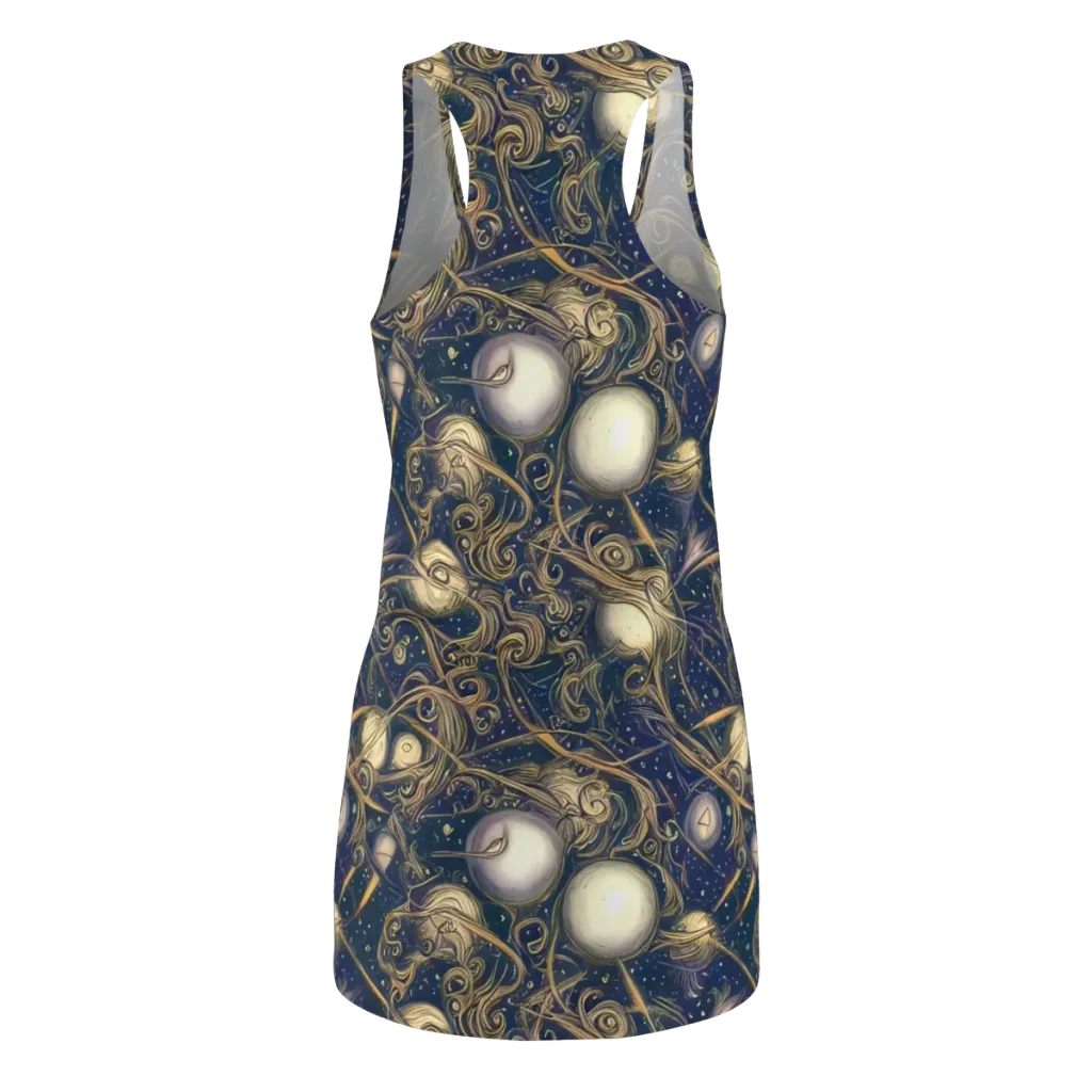 Orbital Baroque on Racerback Dress — Back