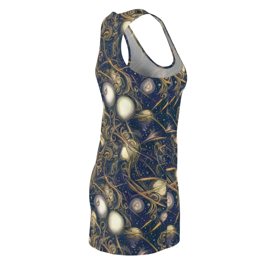 Orbital Baroque on Racerback Dress — Back Side