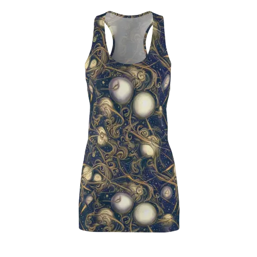 Orbital Baroque on a Racerback Dress