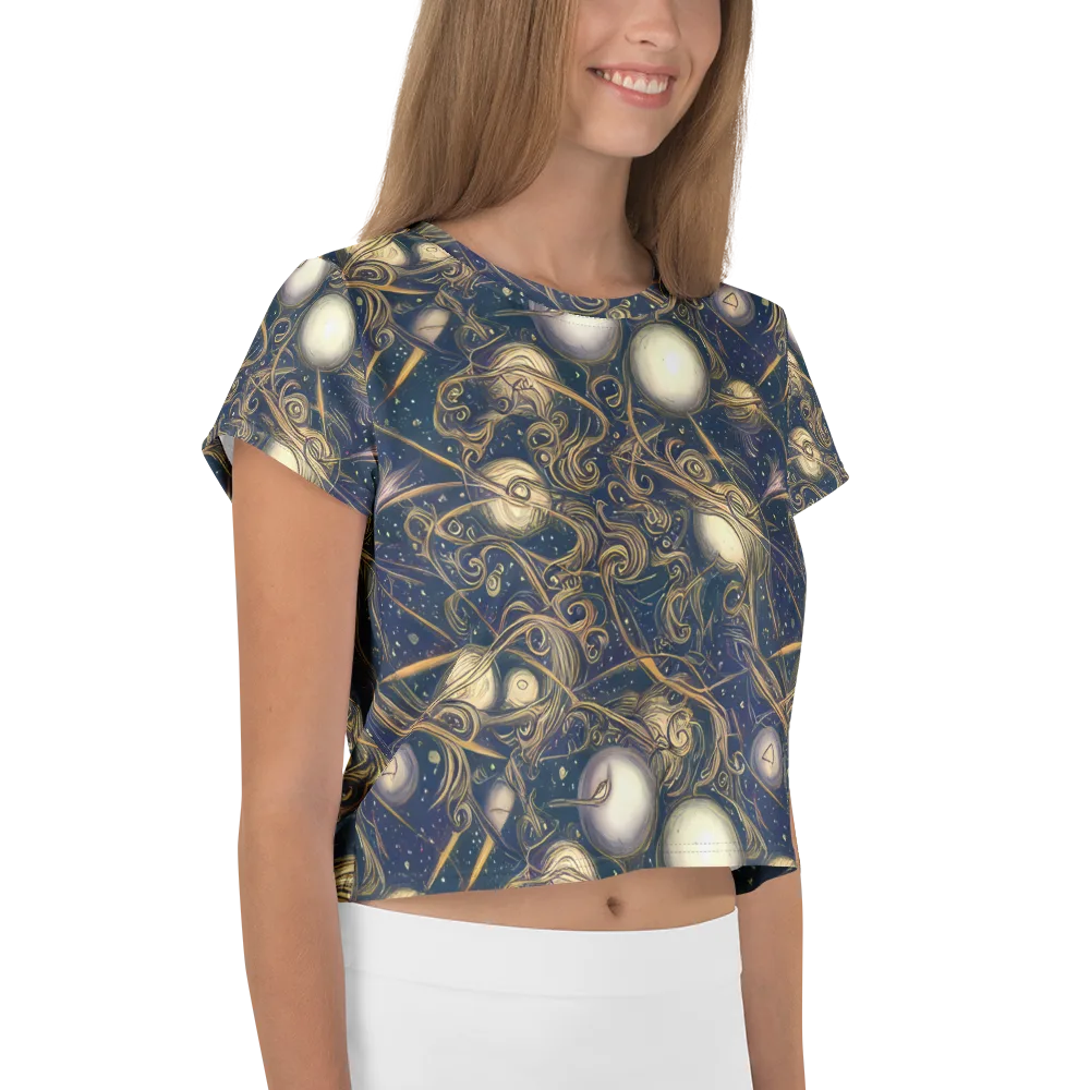 Orbital Baroque on Crop Tee — Right