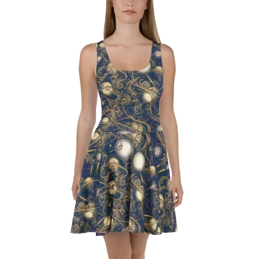 Orbital Baroque on a Skater Dress