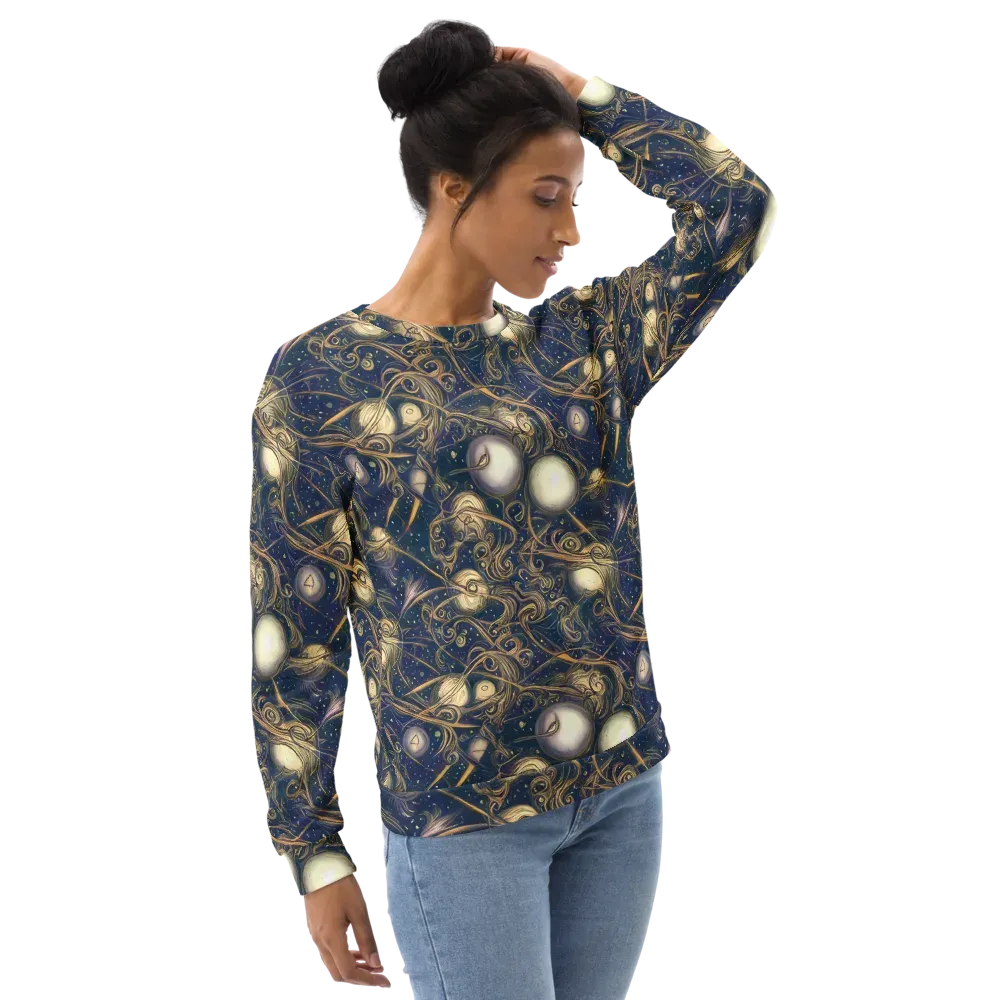 Orbital Baroque on Sweatshirt — Right Front