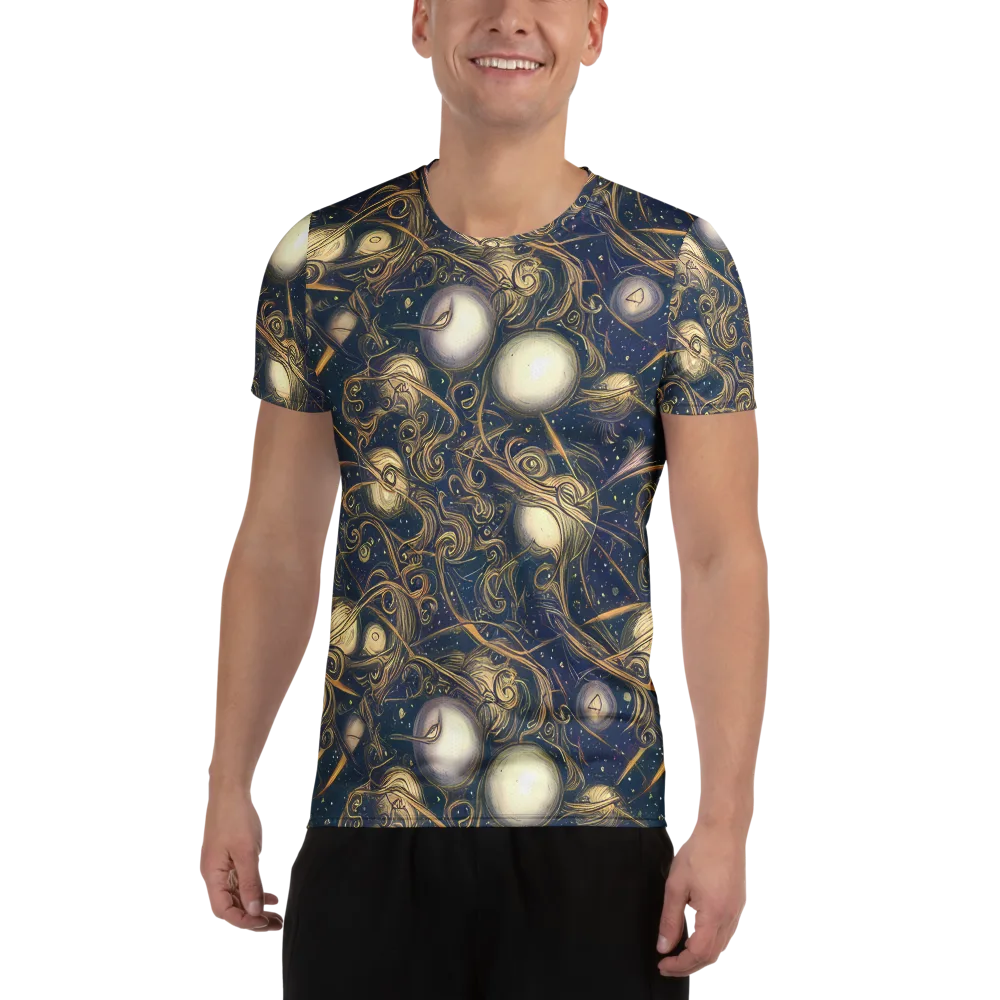 Orbital Baroque on Men's Athletic T-Shirt — Front